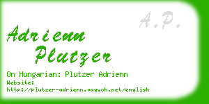 adrienn plutzer business card